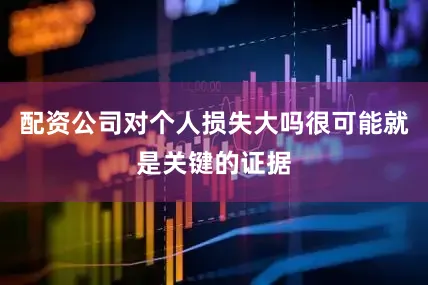 配资公司对个人损失大吗很可能就是关键的证据