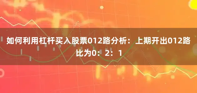 如何利用杠杆买入股票　　012路分析：上期开出012路比为0：2：1